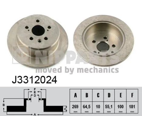 Disco de freno trasero MG D1224 precio, desde 38,41 EUR