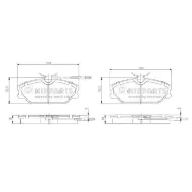 Comprar WBP20973A Renault (RVI) Pastillas de freno traseras