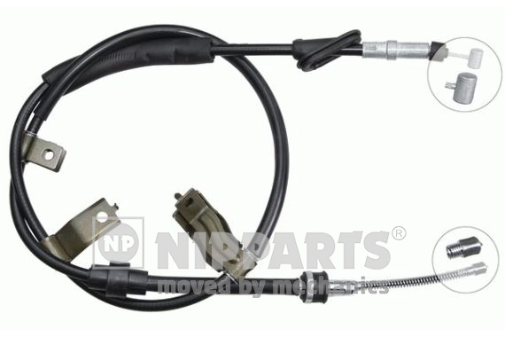  Cable de freno de mano trasero derecho Honda Civic 6