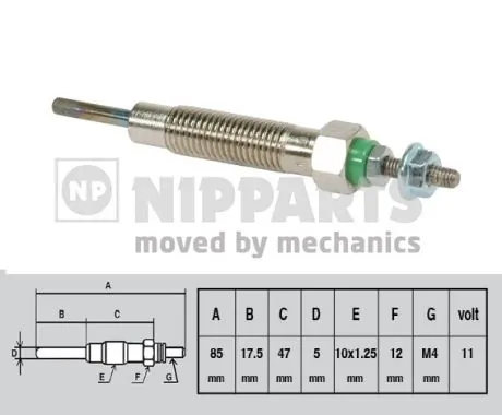 Bujía de precalentamiento NGK DP13
