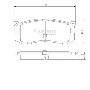 Pastillas freno traseras Mazda 626 III sedán (GD) (1987 - 1992) precio, desde 28,18 USD