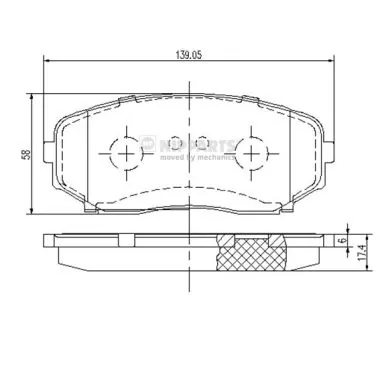 Comprar BT432001AA Ford Pastillas delanteras de freno