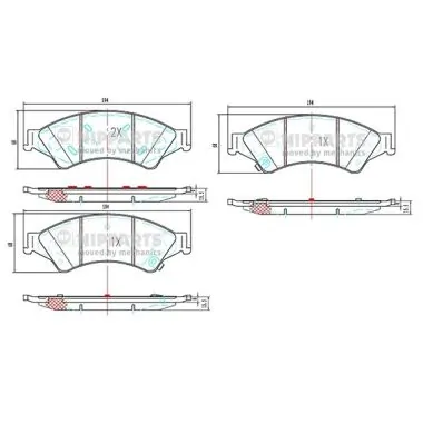 Pastillas freno delanteras Mazda UCYE3323Z precio, desde 30,31 EUR