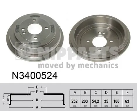 Comprar Tambor de freno trasero Hyundai I20  GB