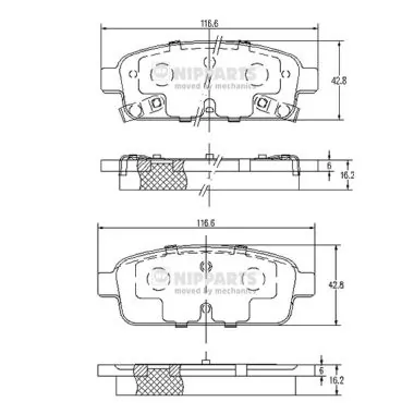 Pastillas traseras de freno Peugeot/Citroen 1617287080 precio, desde 25,05 EUR