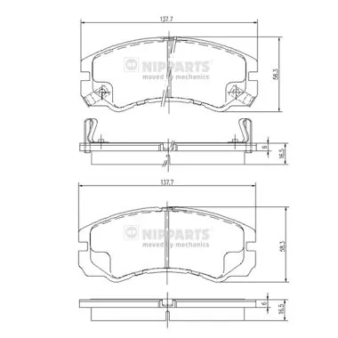 Pastillas freno delanteras Honda 8970352570 precio, desde 29,04 EUR