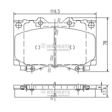 Comprar Pastillas de freno Toyota Land Cruiser 100 J10