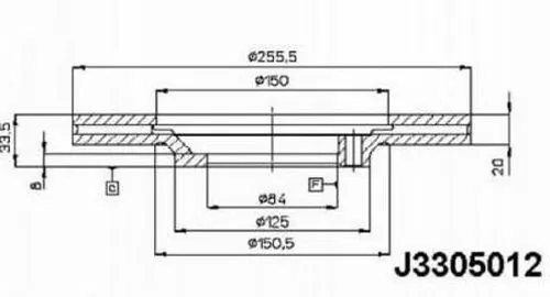 Comprar Freno de disco delantero L 300  L03P, L02P