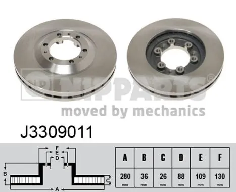 Comprar Disco de freno Isuzu Trooper  UBS