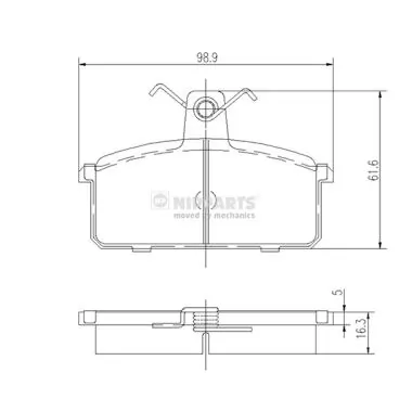 00000A01225 Suzuki Pastillas delanteras