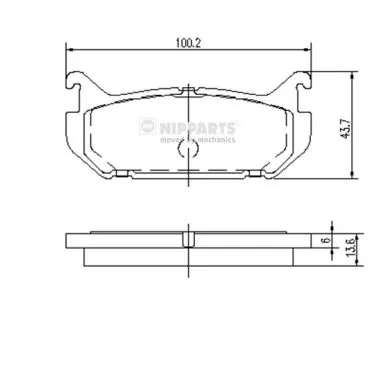 Pastillas de freno traseras G5Y62643ZA Ford