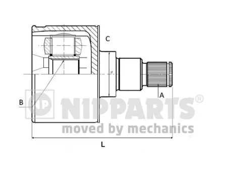 EX10773 Euroex Junta homocinética interna delantera