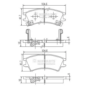 Pastillas de freno PF0800 Magneti Marelli