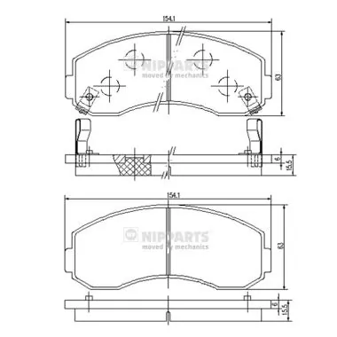 S0K60A3328ZA Hyundai/Kia Pastillas delanteras