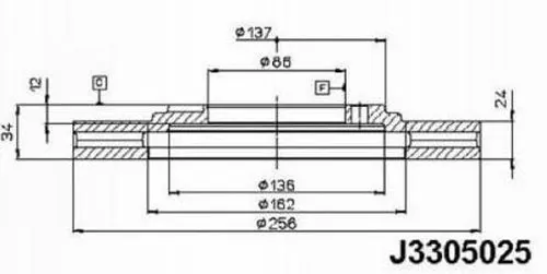 J3305025 Nipparts
