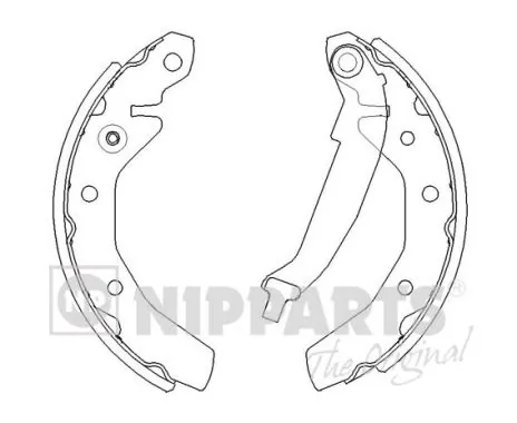 Zapatas de freno 96268686 Hyundai/Kia