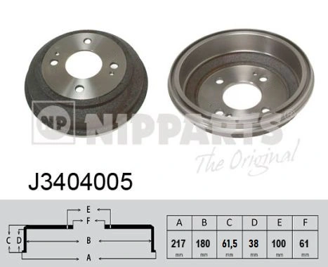 Comprar Tambor de freno trasero Honda Civic III AL, AJ, AG, AH a bajo precio