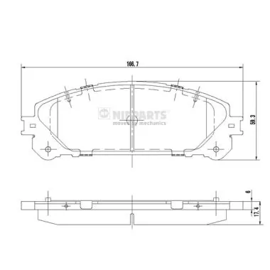 Pastillas freno delanteras Toyota RAV4 V SUV (A5,H5) (2018 - 2025) precio, desde 40,04 EUR