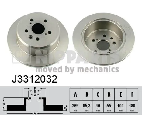 Comprar D1224 MG Disco de freno trasero