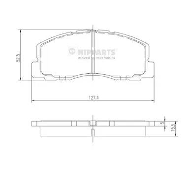 Pastillas freno delanteras Mitsubishi Lancer III sedán (C1A,C6A) (1983 - 1990) precio, desde 21,39 EUR