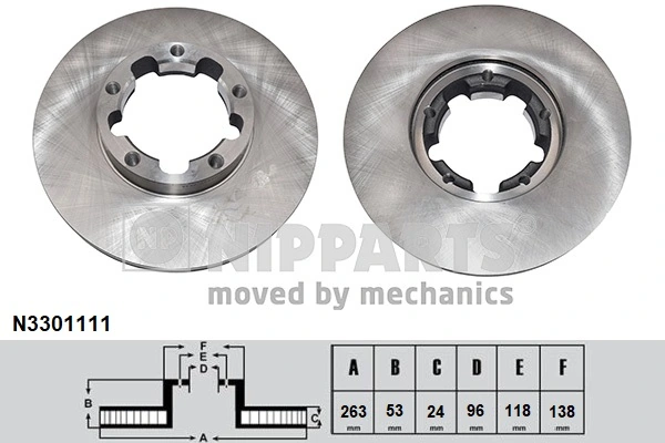 Discos para Nissan Cabstar  TL, VL