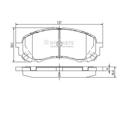 Pastillas de freno delanteras Samsung SMB10002
