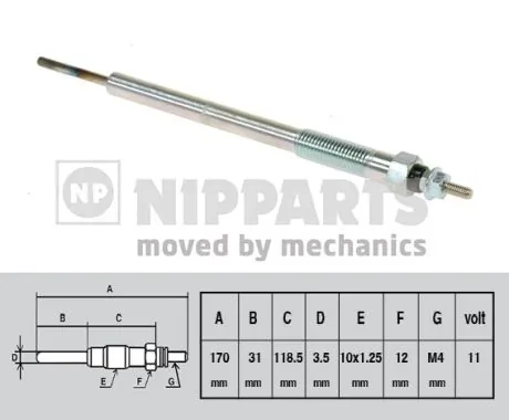 DPOWER76 NGK Bujías de calentamiento
