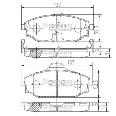 Pastillas freno delanteras Hyundai Galloper SUV (JK) (1997 - 2003) precio, desde 25,91 EUR