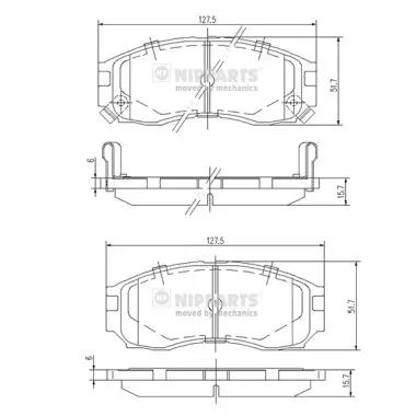 Pastillas freno delanteras Mitsubishi Galant VI sedán (E3A) (1987 - 1992) precio, desde 23,77 EUR