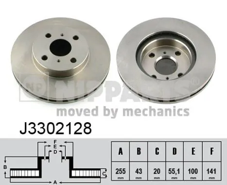 Discos para Toyota Yaris VERSO NCP2