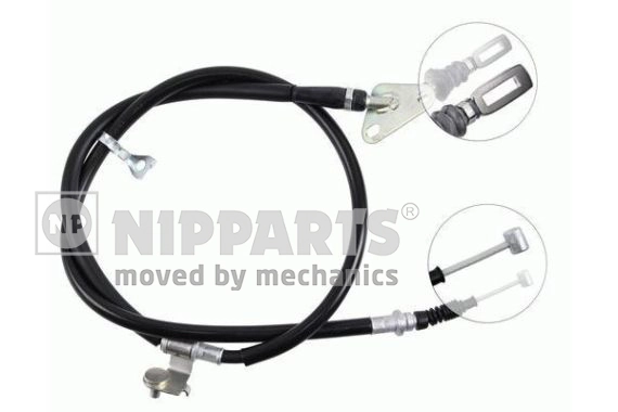 Cable de freno de mano trasero izquierdo para Mazda 323 F IV BG