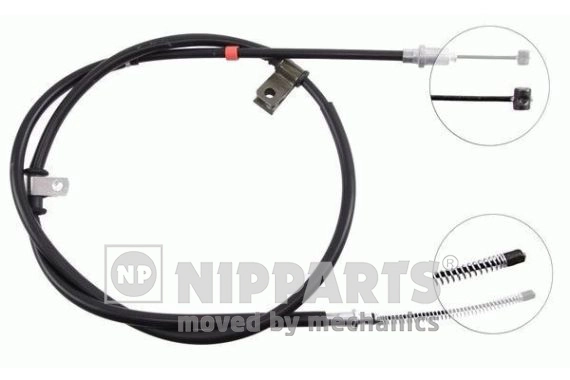 Cable de freno de mano trasero derecho para Mitsubishi Galant EA