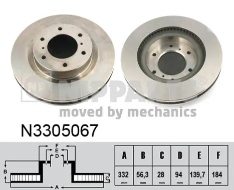 Comprar Disco de freno Mitsubishi Pajero IV SHORT V80