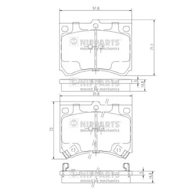 Pastillas freno delanteras Ford ESCORT LX (1991 - 1996) precio, desde 17,38 EUR