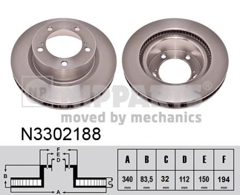 Discos para Toyota Land Cruiser  J200