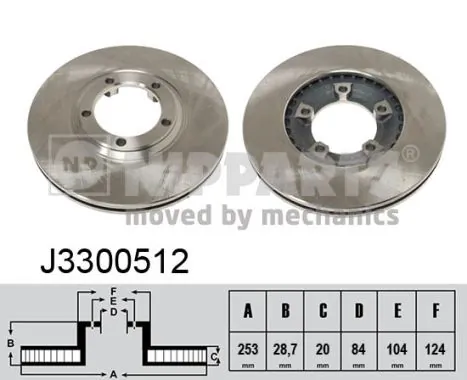 Discos para Hyundai H100  P