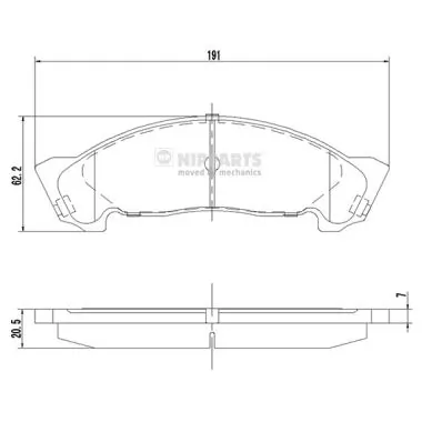  Pastillas de freno Nissan X-Trail 