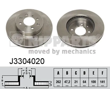 Disco de freno delantero Renault (RVI) 8671000682
