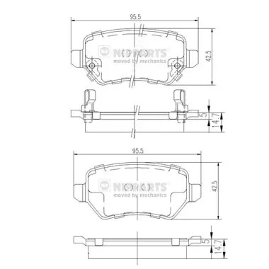 11196350208900 Lada Pastillas freno traseras
