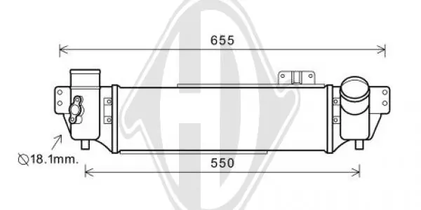 Enfriador de aire de admisión para KIA Sorento  (JC)