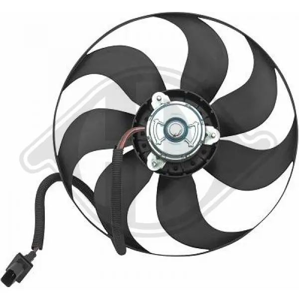Ventilador (rodete +motor) refrigeración del motor con electromotor completo Volkswagen Polo III (6N2)