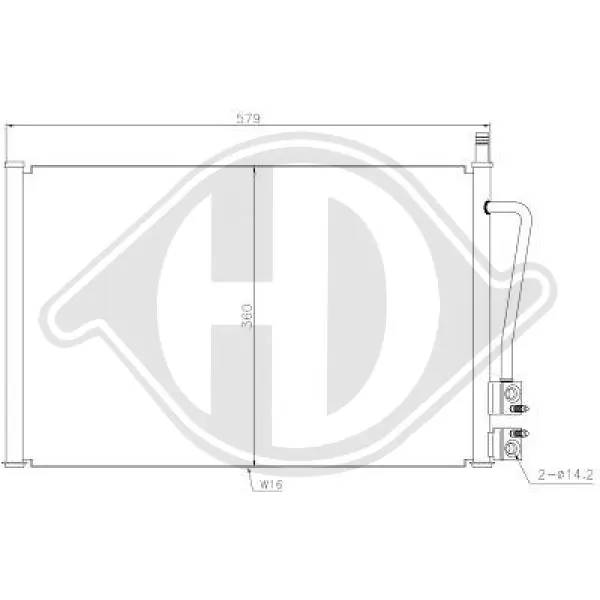 Condensador Fiesta V hatchback (2001-2008) original desde 72,60 €