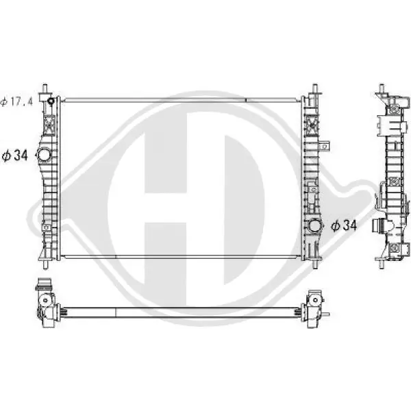 Água radiador Opel Zafira  desde 129,23 €