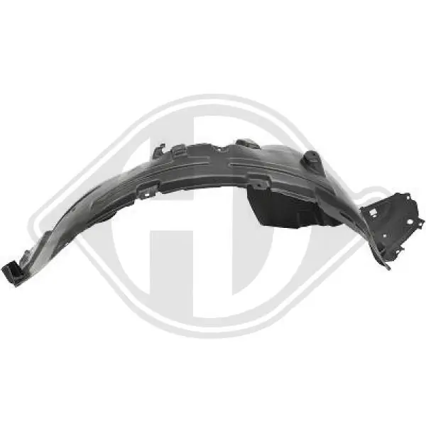 Guardabarros interior derecho, aleta delantera Nissan Qashqai 2 J11