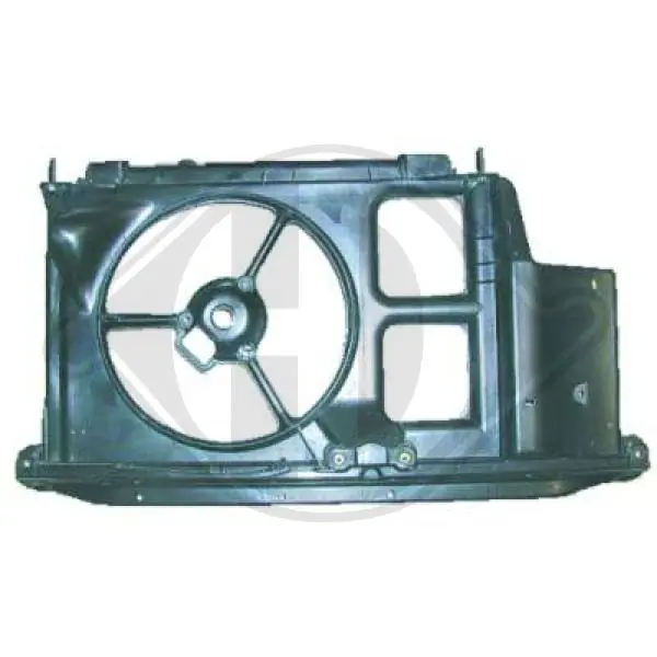DIEDERICHS 4225044 soporte de radiador completo Peugeot 206
