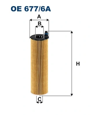 Filtro de aceite para Mercedes ML/GLE W167