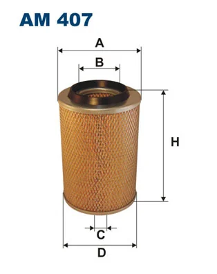 Filtro de aire para Mercedes 100 631