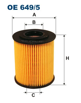 Precio del repuesto Filtro de aceite motor 5  familiar