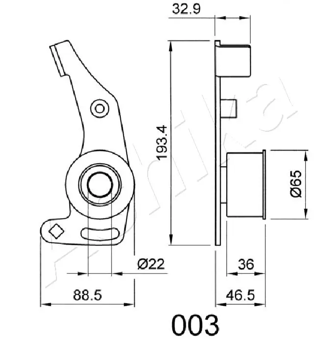 Rodillo tensor cadena Rover LHP10010