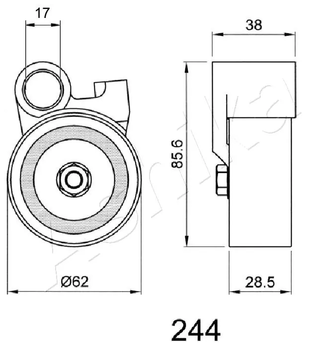  Tensor correa distribución Toyota Land Cruiser 